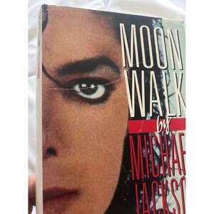 Michael Jackson Moonwalk First Edition Hardcover Book 1988 Doubleday Autobio